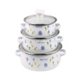 Enamel pot set ,enamel cookware 3pcs Enamel Casserole Sets
Enamel pot set ,enamel cookware 3pcs Enamel Casserole Sets